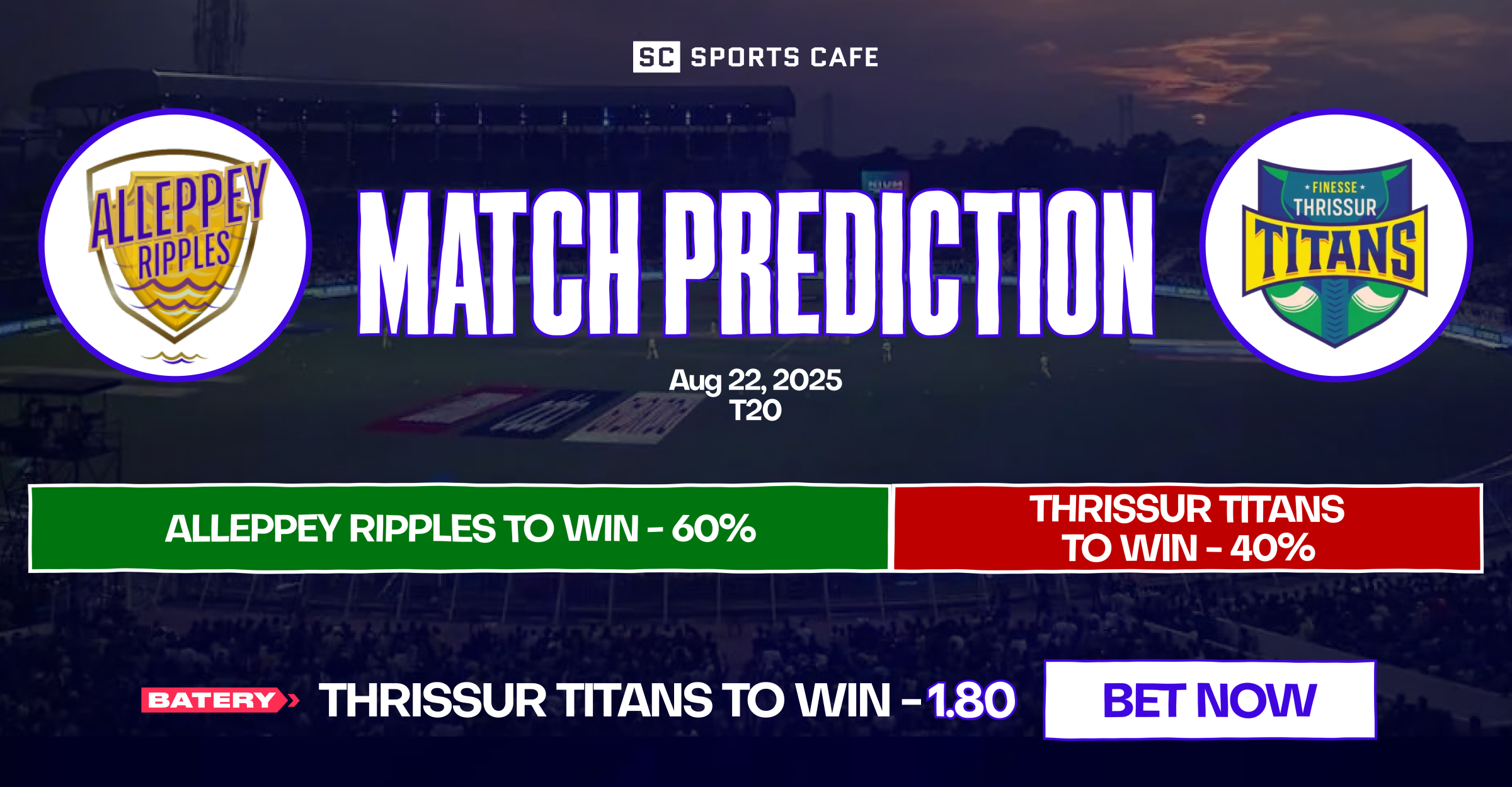 Alleppey Ripples vs Thrissur Titans